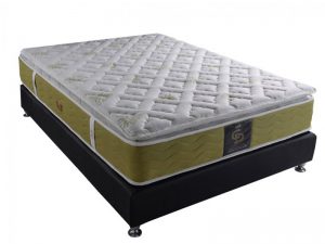 סנסט מזרן זוגי קשיח אורתופדי מפנק משולב קפיצי Multi System בתוספת פילוטופ למיטה וחצי Camp David