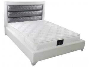 מיטה זוגית מרופדת מפוארת דגם ספיר CAMP DAVID כולל מזרון