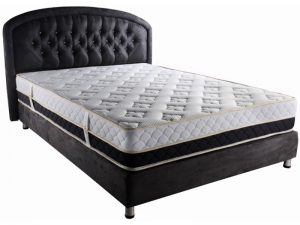 מיטה זוגית מרופדת מפוארת דגם יהלום Camp David כולל מזרון